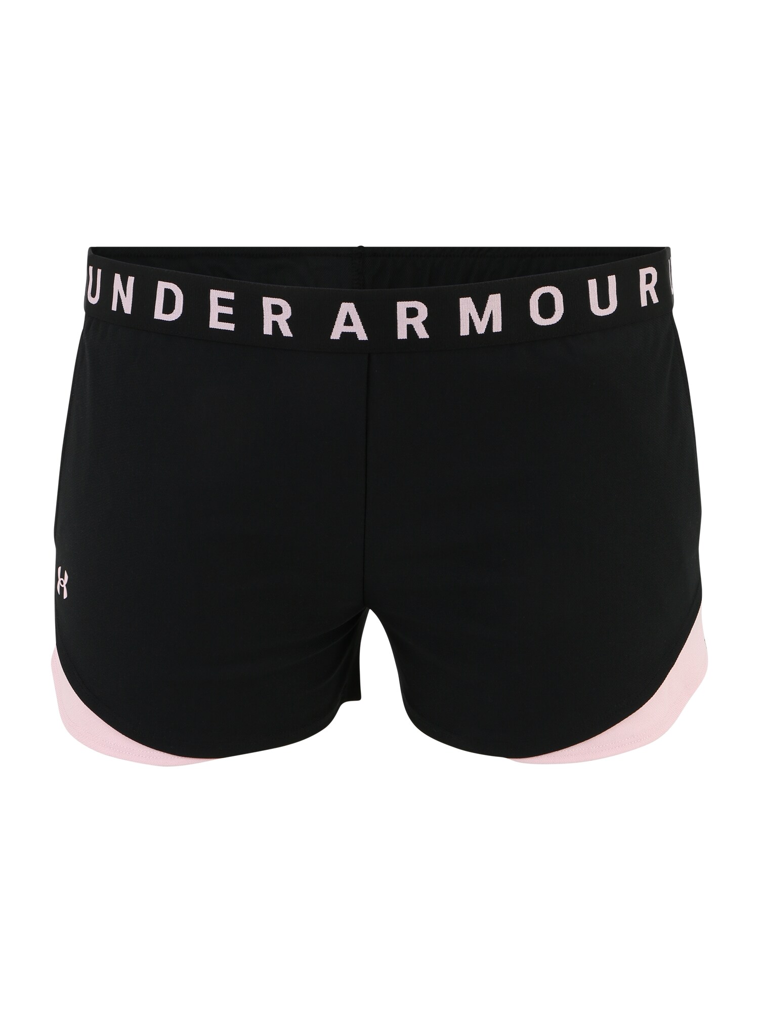 UNDER ARMOUR Športne hlače 'Play Up 3.0'  roza / črna / bela