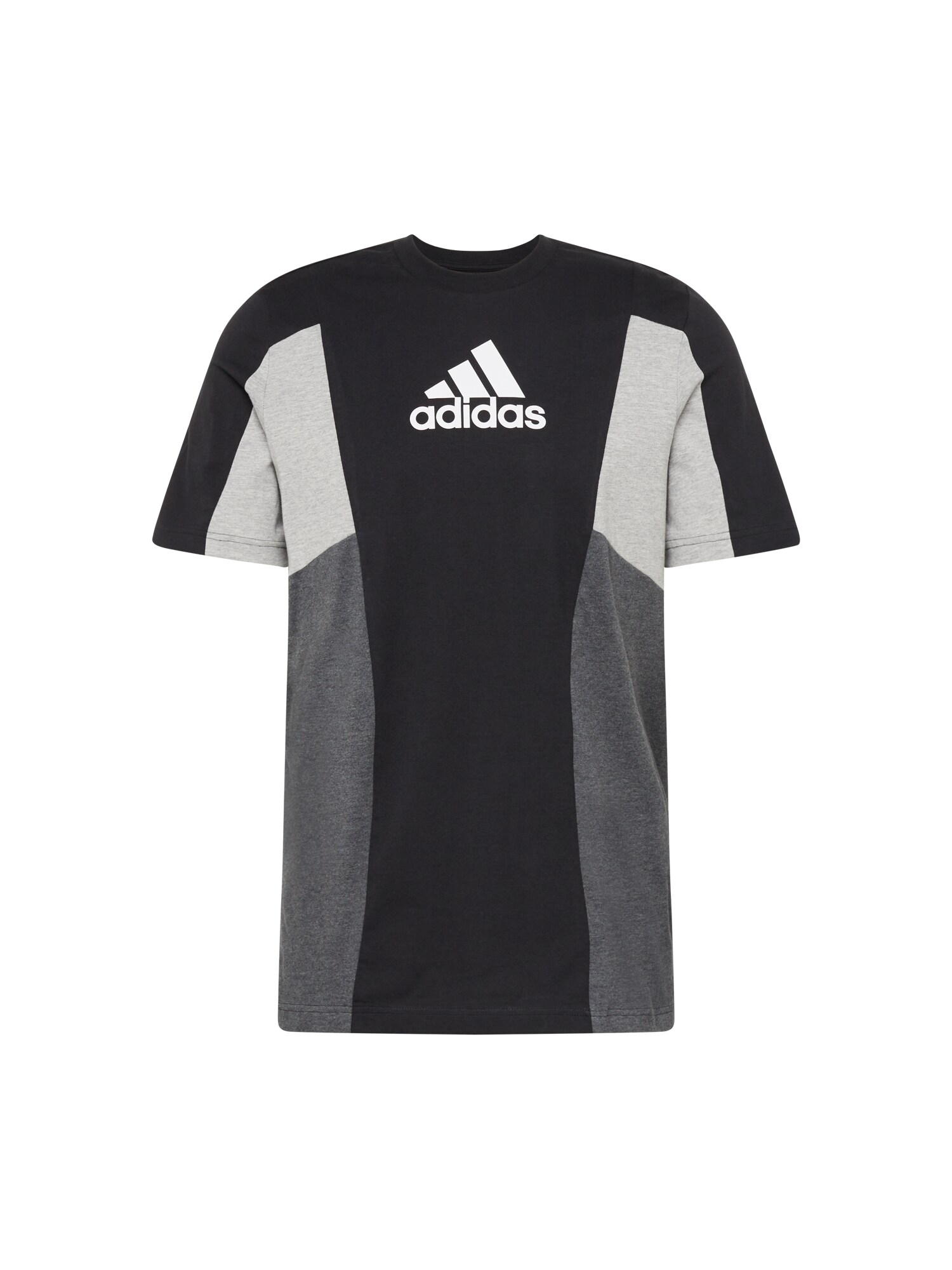 ADIDAS SPORTSWEAR Funkcionalna majica  temno siva / pegasto siva / črna / bela