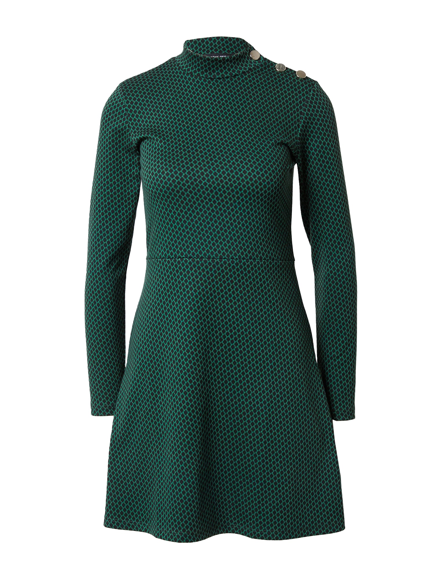 Dorothy Perkins Obleka  temno zelena / črna