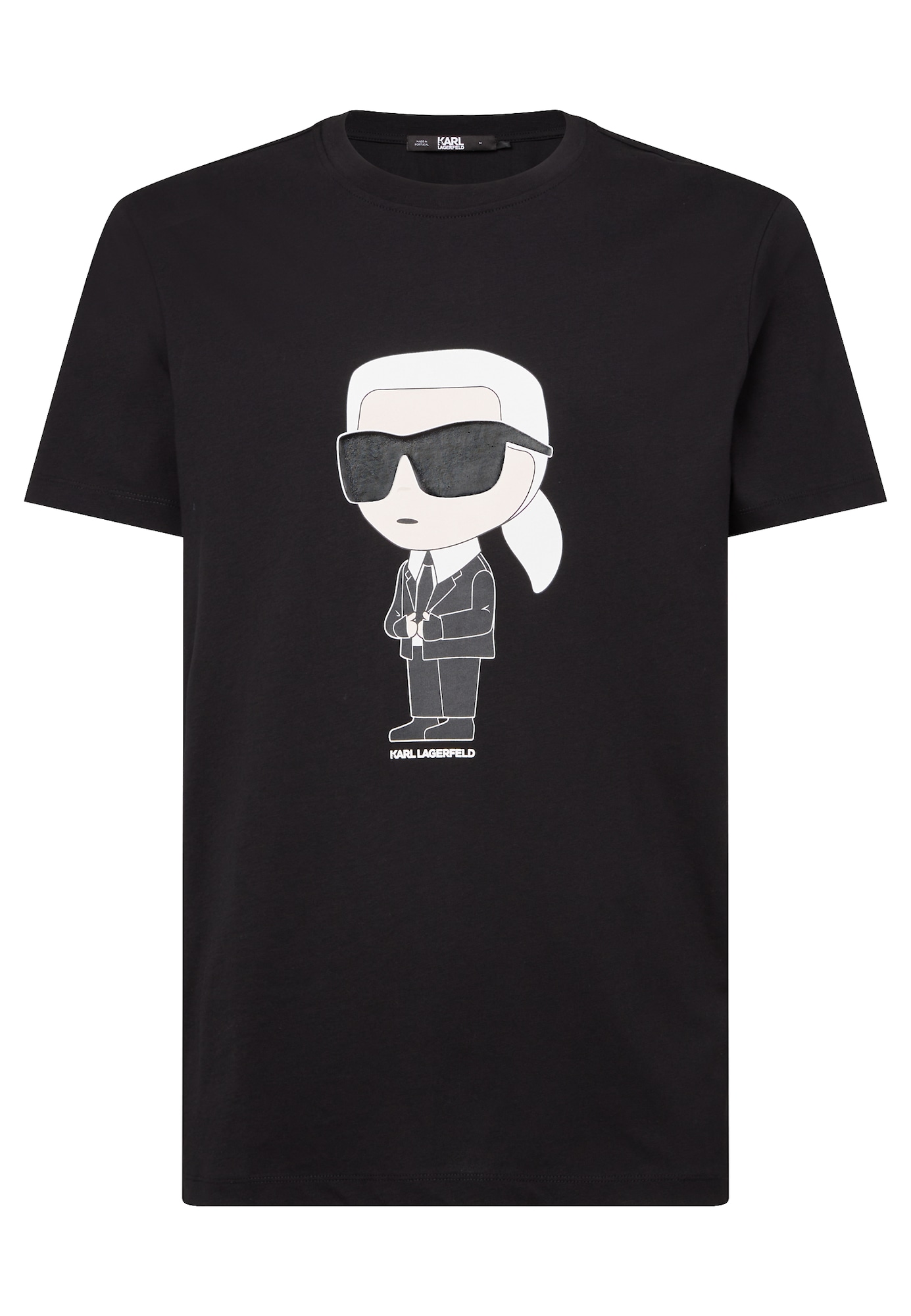 Karl Lagerfeld Majica  bež / črna / bela