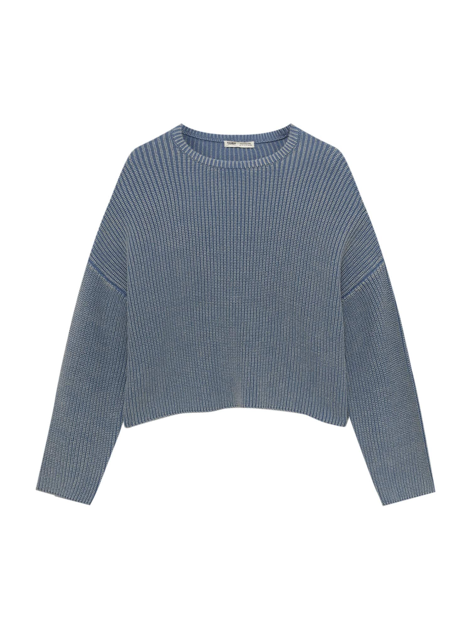 Pull&Bear Pulover  golobje modra