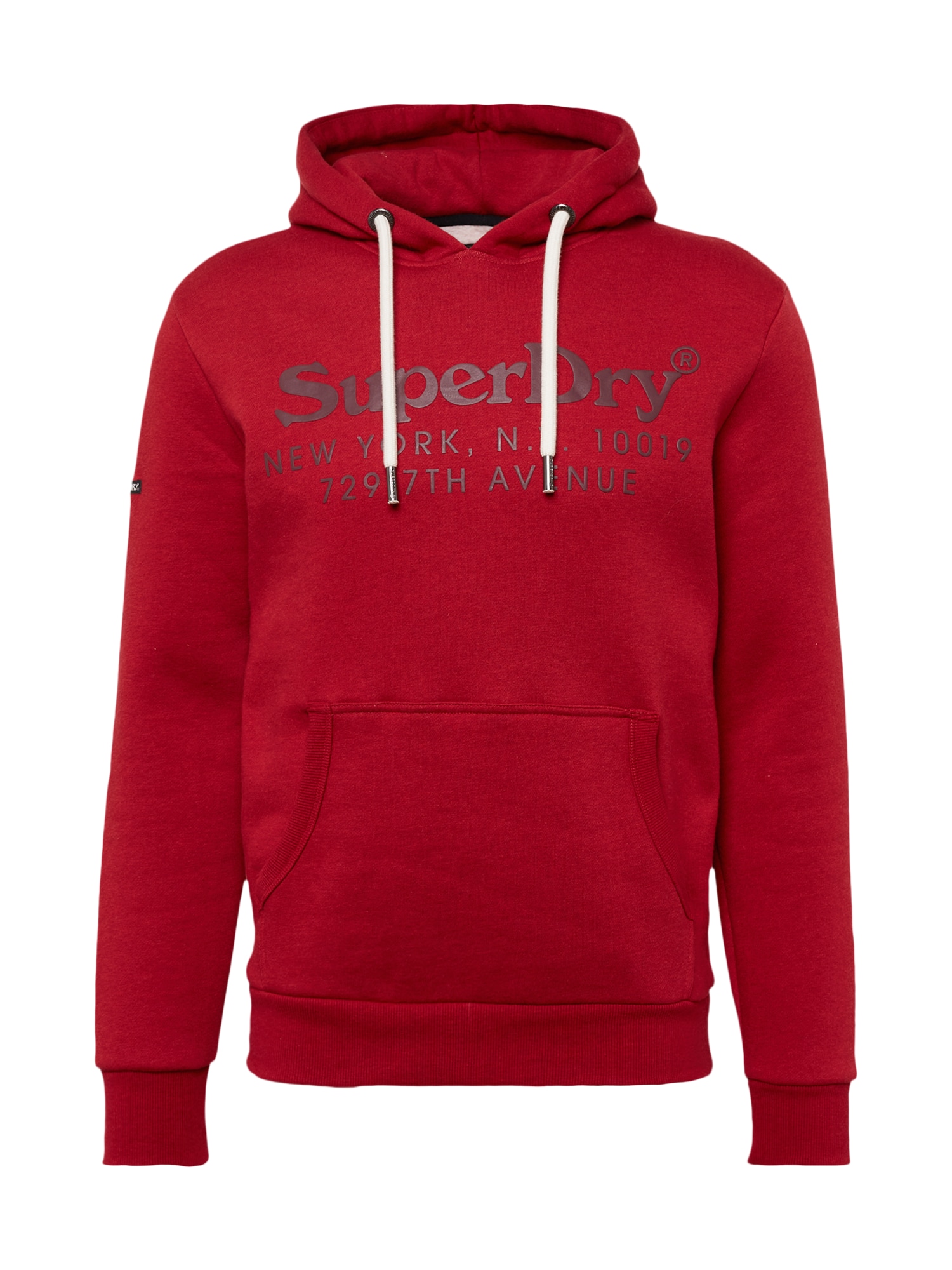 Superdry Majica 'VENUE'  temno siva / ognjeno rdeča