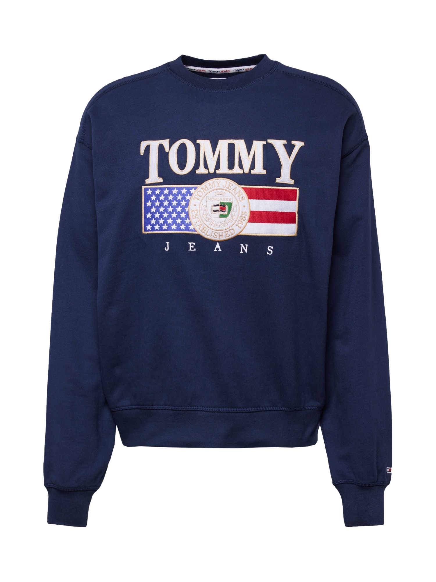 Tommy Jeans Majica  modra / mešane barve