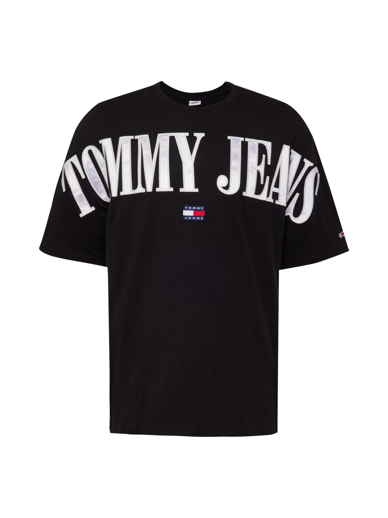Tommy Jeans Majica  mornarska / rdeča / črna / bela