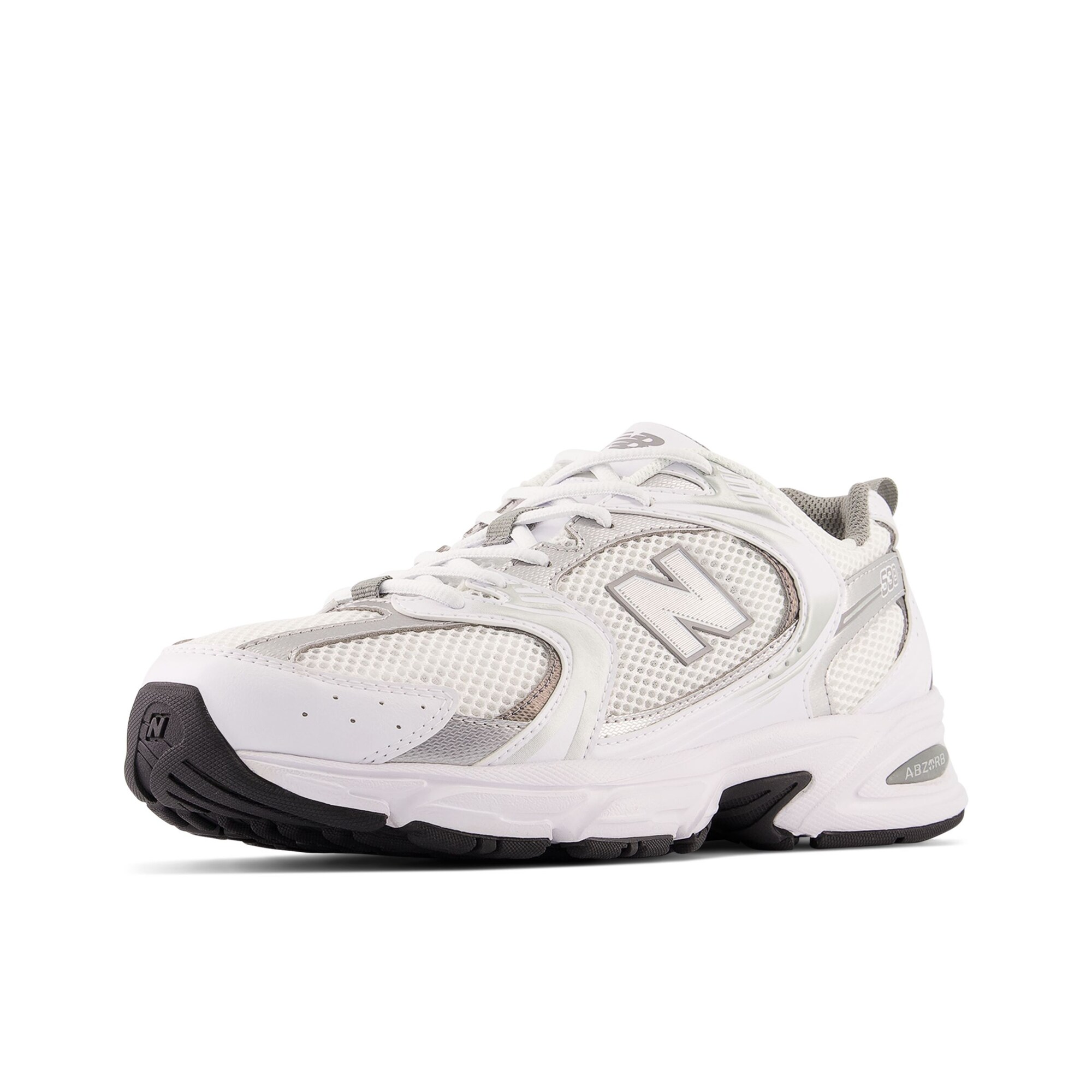 new balance Nizke superge  srebrna / bela