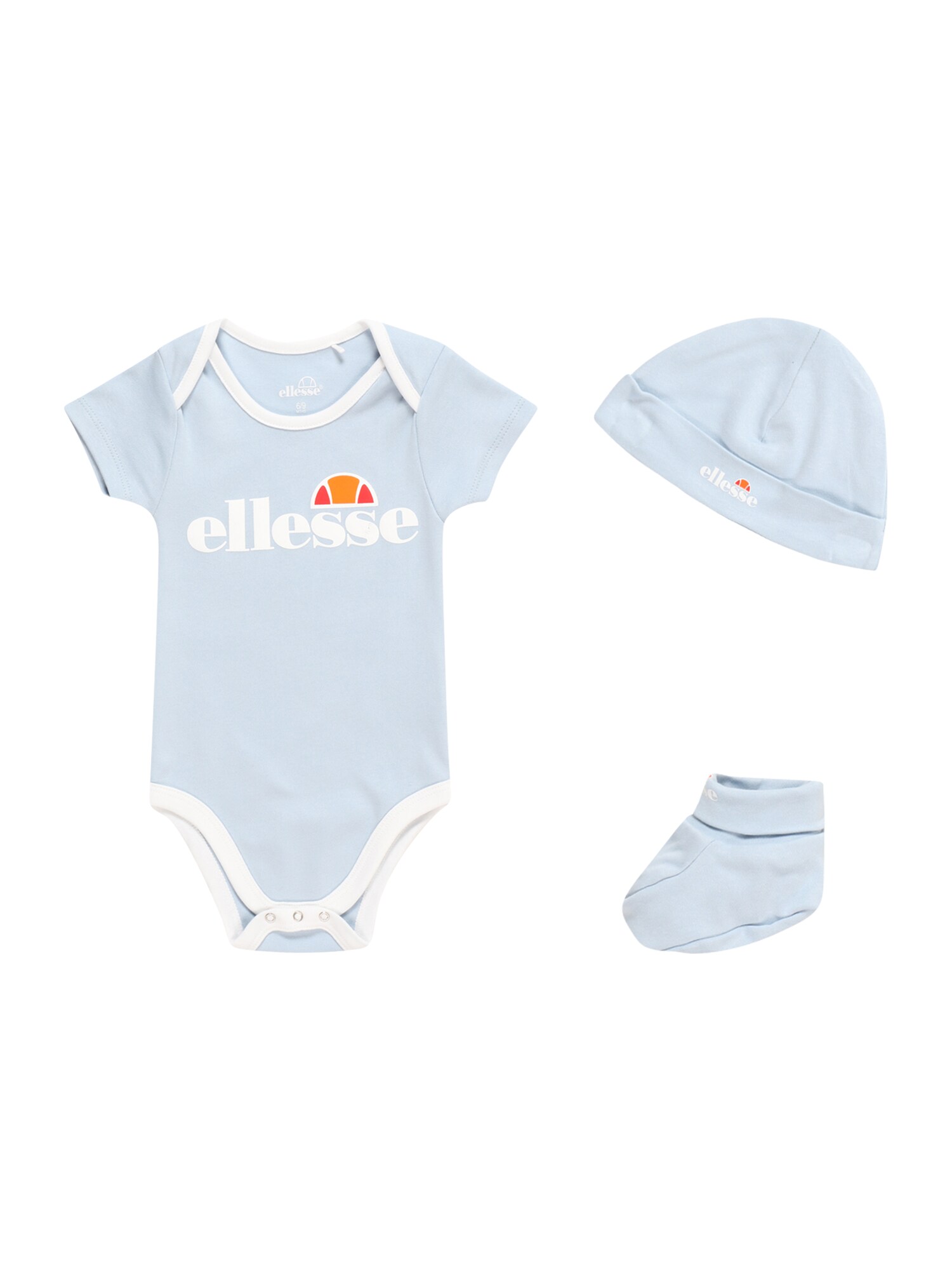 ELLESSE Set perila 'Alito'  svetlo modra / oranžna / rdeča / bela